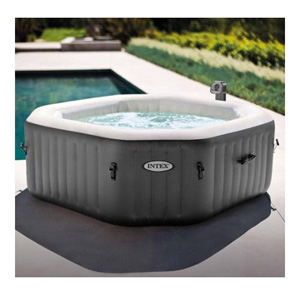 4 Person Octagonal 210 Gallon Spa with 120 Bubble Jets