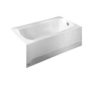 American Standard 2461.002.020 Cambridge 5-Feet Bath Tub with Right-Hand Drain, White