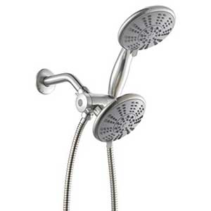 Ana Bath SS5450CBN 5 Inch 5 Function Handheld Shower and Showerhead Combo Shower System, PVD Brushed Nickel Finish