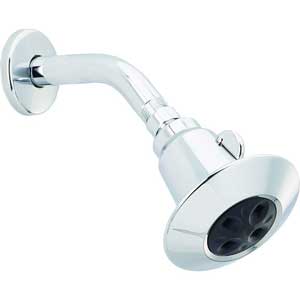 Delta 75152 3-7/8" Single-Function Shower Head with H2Okinetic Technology, Chrome