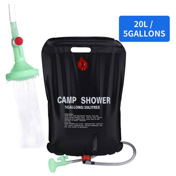 PGYFIS Solar Shower Bag Camping Shower