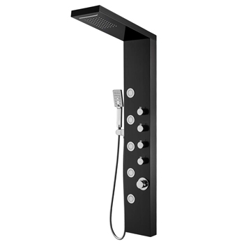 Rovogo Shower Panel Tower with Rainfall Waterfall Shower Head